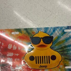 Jeep license plate